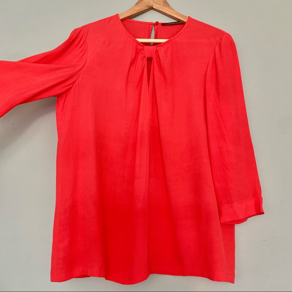 Comptoir Des Cotonniers Fiery Red Blouse | M - Picture 6 of 7